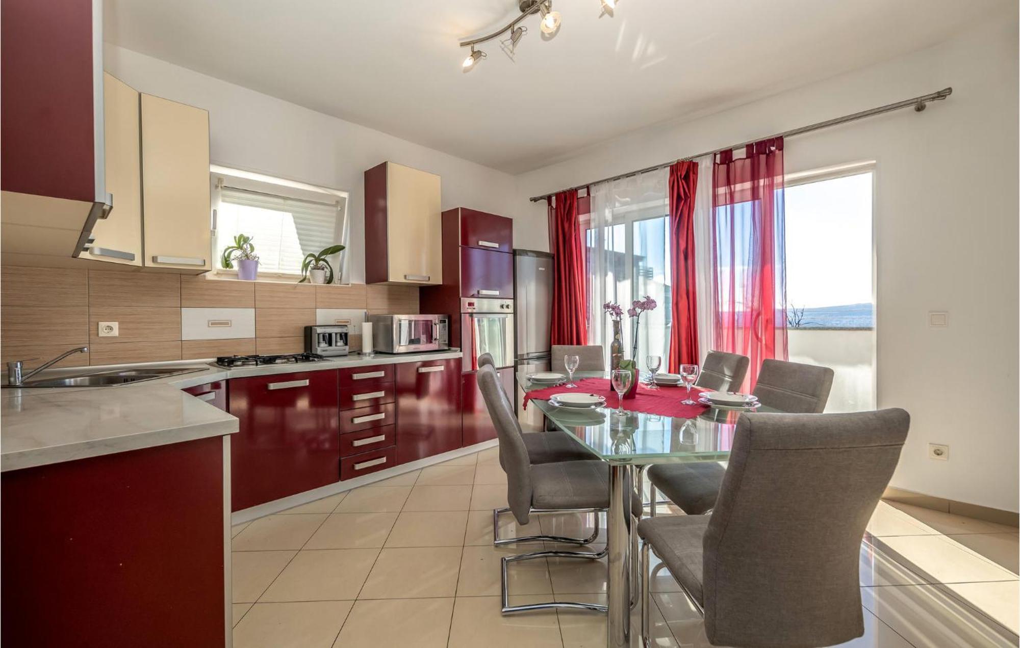 Nice Apartment In Crikvenica With House Sea View Dış mekan fotoğraf